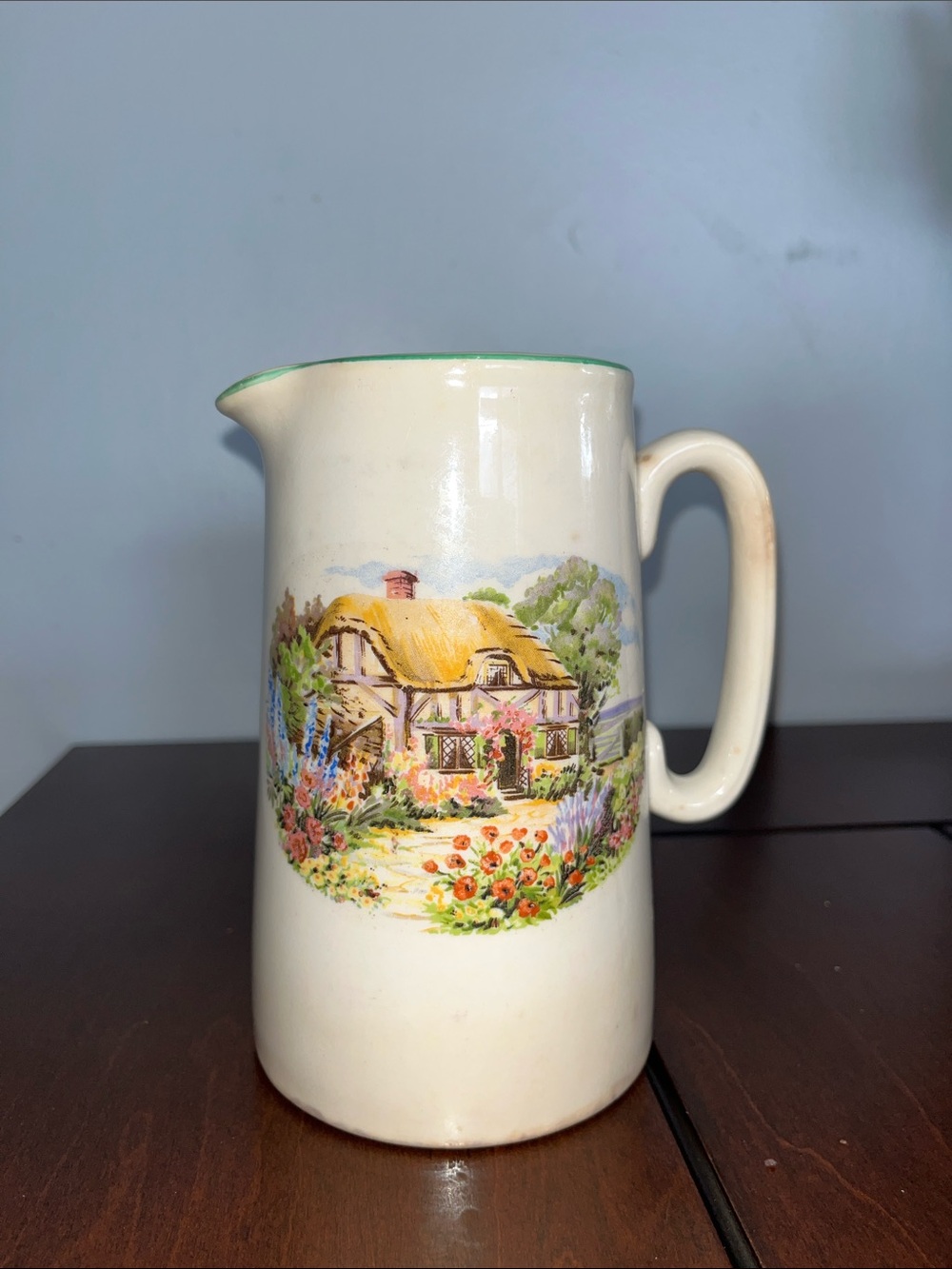 Vintage Lord Nelson Pottery  Cream Ceramic Pitcher